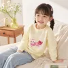 Cartoon pattern children's sweatshirt for autumn and winter, baby warm top, children's wear, casual and sporty children's sweatshirt, trendy style Specification image